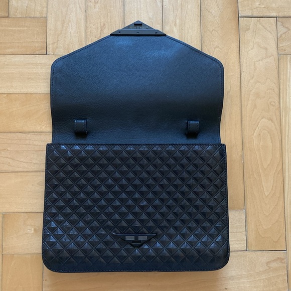 NEW Facine leather shoulder bag clutch - Picture 6 of 7